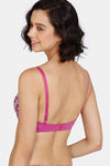 Zivame Pixel Play Padded Wired 3/4Th Coverage Beach Top - Vivid Viola — thumbnail 2